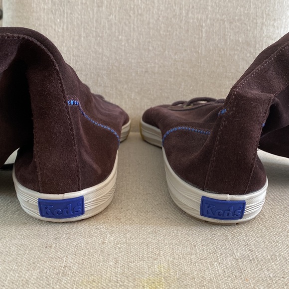 Keds Women’s Suede High Top Lace Up Sneakers Brown Size 10 - Picture 11 of 14